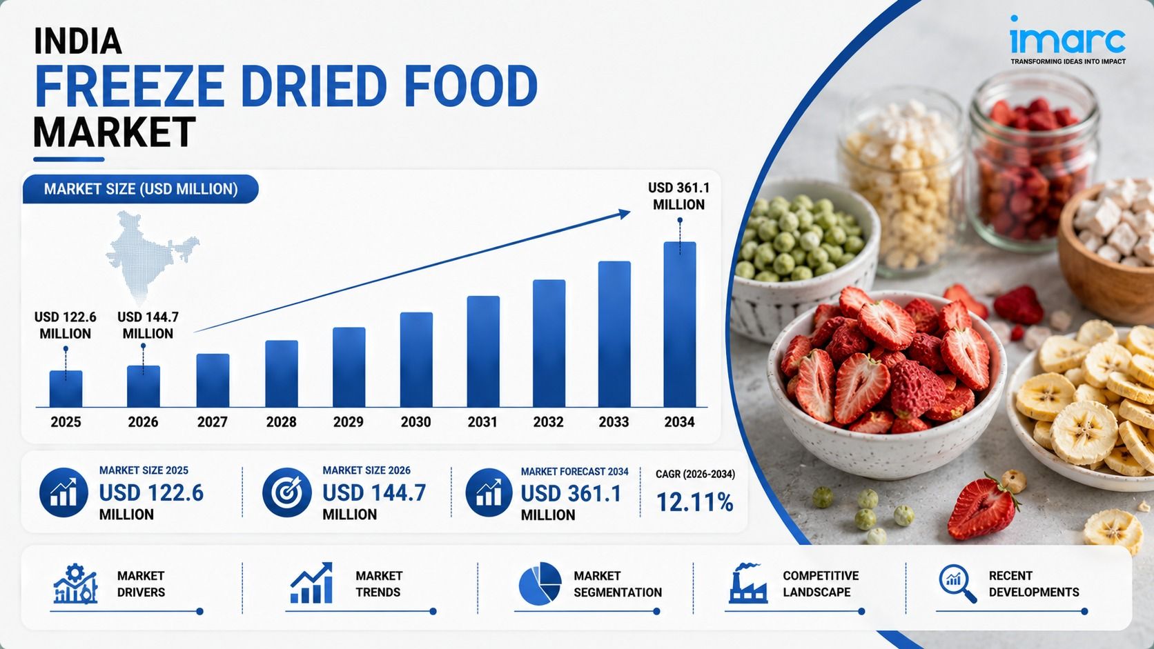 India Freeze Dried Food Market: Industry Analysis, Growth Trends and Research Report 2026–2034